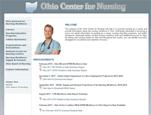 Tablet Screenshot of ohiocenterfornursing.org
